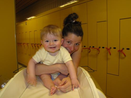 2010.08 Maman et Clément aux bains